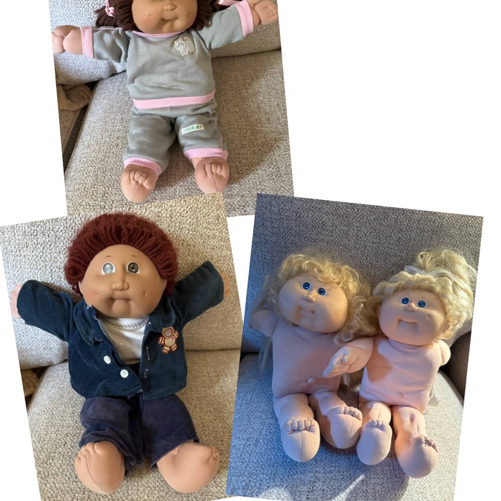 4 vintage cabbage patches